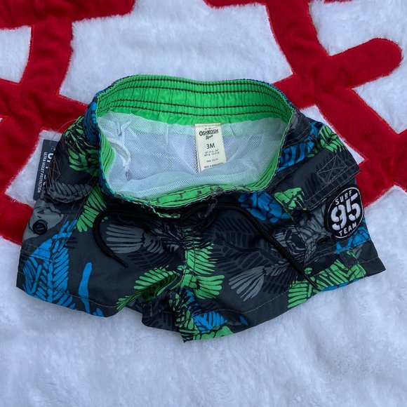 OshKosh B'gosh Swim Oshkosh Swimsuit Trunks 3 Month Baby Boy Gray
